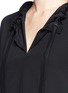 Detail View - Click To Enlarge - RAG & BONE - 'Verna' drawstring neck silk blouse