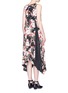 Back View - Click To Enlarge - RAG & BONE - 'Otilia' floral print godet dress