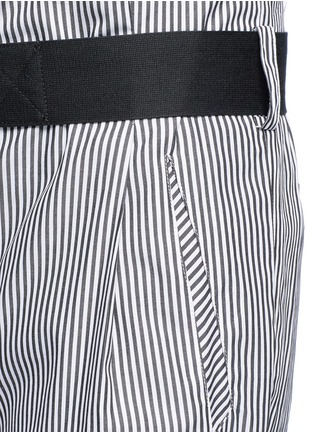 Detail View - Click To Enlarge - RAG & BONE - 'Bosworth' stripe belt cropped pants