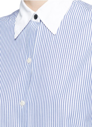 Detail View - Click To Enlarge - RAG & BONE - 'Essex' stripe cotton-silk shirt