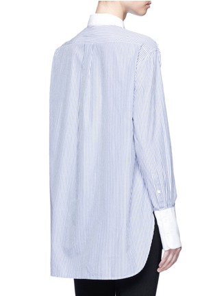 Back View - Click To Enlarge - RAG & BONE - 'Essex' stripe cotton-silk shirt