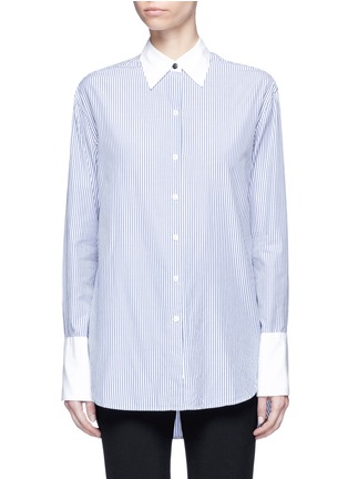 Main View - Click To Enlarge - RAG & BONE - 'Essex' stripe cotton-silk shirt