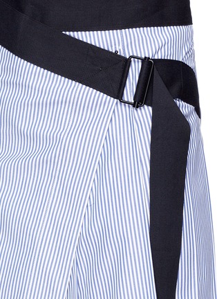Detail View - Click To Enlarge - RAG & BONE - 'Lenna' asymmetric stripe wrap skirt