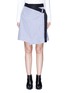 Main View - Click To Enlarge - RAG & BONE - 'Lenna' asymmetric stripe wrap skirt