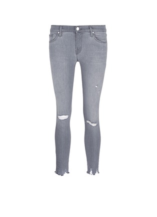 Main View - Click To Enlarge - J BRAND - Low rise distressed cropped skinny jeans