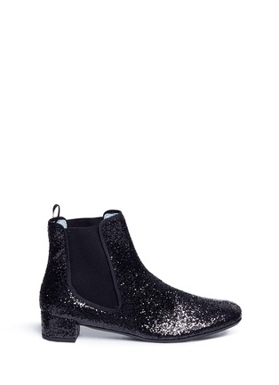 Main View - Click To Enlarge - FRANCES VALENTINE - 'Milly' glitter Chelsea boots