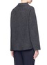 Back View - Click To Enlarge - VINCE - Horizontal rib knit funnel neck sweater
