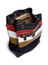 Detail View - Click To Enlarge - GHURKA - 'Claudio' stripe print backpack