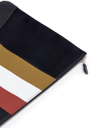 Detail View - Click To Enlarge - GHURKA - 'Cover No.190' medium zip pouch