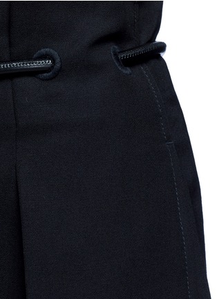 Detail View - Click To Enlarge - 3.1 PHILLIP LIM - Origami pleat tie waist cropped pants
