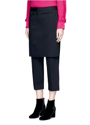 Front View - Click To Enlarge - 3.1 PHILLIP LIM - Apron front cropped pants