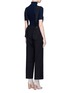 Back View - Click To Enlarge - 3.1 PHILLIP LIM - Stapled virgin wool jumpsuit