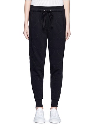 Main View - Click To Enlarge - 3.1 PHILLIP LIM - Quilted French terry jogging pants