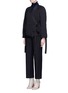 Front View - Click To Enlarge - 3.1 PHILLIP LIM - Quilted utility cotton kimono jacket