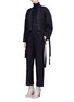 Figure View - Click To Enlarge - 3.1 PHILLIP LIM - Quilted utility cotton kimono jacket