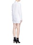 Back View - Click To Enlarge - 3.1 PHILLIP LIM - Asymmetric apron cotton shirt dress