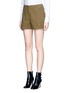 Front View - Click To Enlarge - 3.1 PHILLIP LIM - Stapled pocket shorts