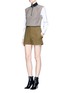 Figure View - Click To Enlarge - 3.1 PHILLIP LIM - Stapled pocket shorts