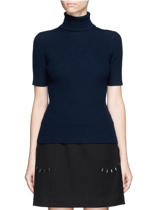 Main View - Click To Enlarge - 3.1 PHILLIP LIM - Wool blend rib knit turtleneck sweater