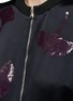 Detail View - Click To Enlarge - 3.1 PHILLIP LIM - 'Ginkgo' leaf sequin belted satin jumpsuit