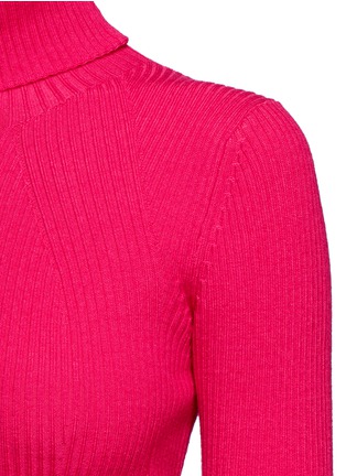 Detail View - Click To Enlarge - 3.1 PHILLIP LIM - Wool blend rib knit turtleneck sweater