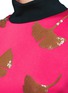 Detail View - Click To Enlarge - 3.1 PHILLIP LIM - 'Ginkgo' leaf sequin satin tank top