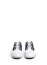 Front View - Click To Enlarge - MARNI - Strap vamp leather sneakers