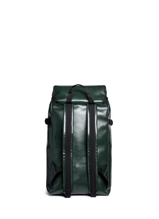 Detail View - Click To Enlarge - MARNI - Faux leather backpack