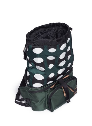  - MARNI - x PORTER geometric print waist backpack