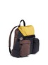 Detail View - Click To Enlarge - MARNI - Colourblock padded backpack