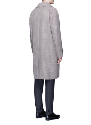 Back View - Click To Enlarge - CAMOSHITA - Wool houndstooth coat