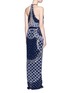 Back View - Click To Enlarge - 68244 - 'Kekipi' star embellished silk halter dress