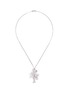 Main View - Click To Enlarge - LAZARE KAPLAN - Diamond 18k white gold heart pendant necklace
