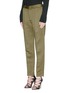 Front View - Click To Enlarge - ISABEL MARANT - 'Kreo' twill straight leg pants
