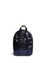 Back View - Click To Enlarge - STELLA MCCARTNEY - 'Falabella' mini patent chain backpack