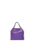 Back View - Click To Enlarge - STELLA MCCARTNEY - 'Falabella' mini shaggy deer crossbody chain tote