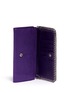 Detail View - Click To Enlarge - STELLA MCCARTNEY - 'Falabella' chain border flap continental wallet