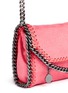 Detail View - Click To Enlarge - STELLA MCCARTNEY - 'Falabella' tiny crossbody chain bag