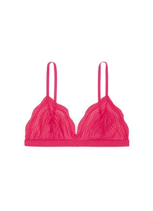 Main View - Click To Enlarge - COSABELLA - 'Dolce' chevron lace soft bra