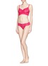 Figure View - Click To Enlarge - COSABELLA - 'Never Say Never - Cutie' lowrider lace thong