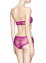 Back View - Click To Enlarge - COSABELLA - 'Trenta' padded lace bandeau bra
