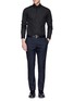 Figure View - Click To Enlarge - LANVIN - Placket piping cotton poplin shirt
