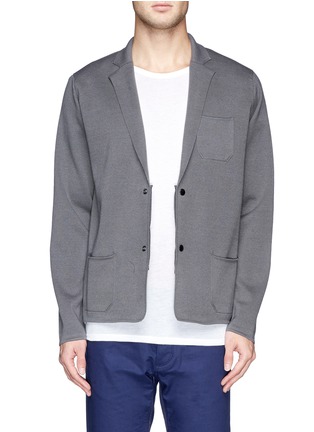 Main View - Click To Enlarge - LANVIN - Point Milano wool blend knit blazer