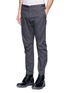 Front View - Click To Enlarge - LANVIN - Zip cuff cotton twill pants