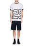 Figure View - Click To Enlarge - LANVIN - '125' short sleeve sweatshirt