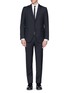 Figure View - Click To Enlarge - LANVIN - Stitched piping bib tuxedo shirt