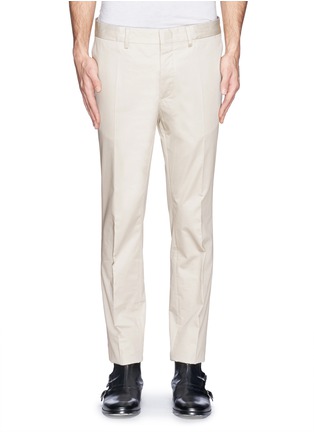 Main View - Click To Enlarge - LANVIN - Cotton slim fit chinos