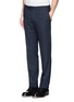 Front View - Click To Enlarge - LANVIN - Donegal tweed wool blend pants
