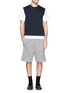 Figure View - Click To Enlarge - MARNI - Structured cuff hem cotton poplin T-shirt