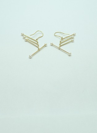 Main View - Click To Enlarge - TASAKI - 18k yellow gold fresh water pearls earrings TASAKI